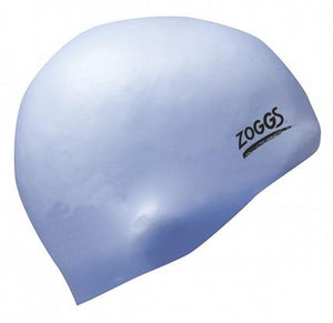 Zoggs Easy-Fit Silikon Badekappe Hellblau (für langes Haar)