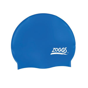 Zoggs Silicone Swimming Cap Royal Blue