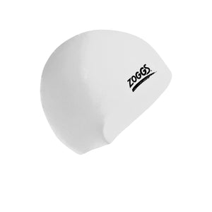 Zoggs Silicone Swimming Cap White