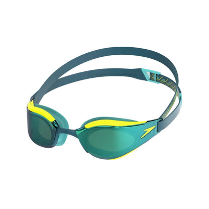 Speedo Fastskin Hyper Elite Mirror Schwimmbrille Grün/Gelb