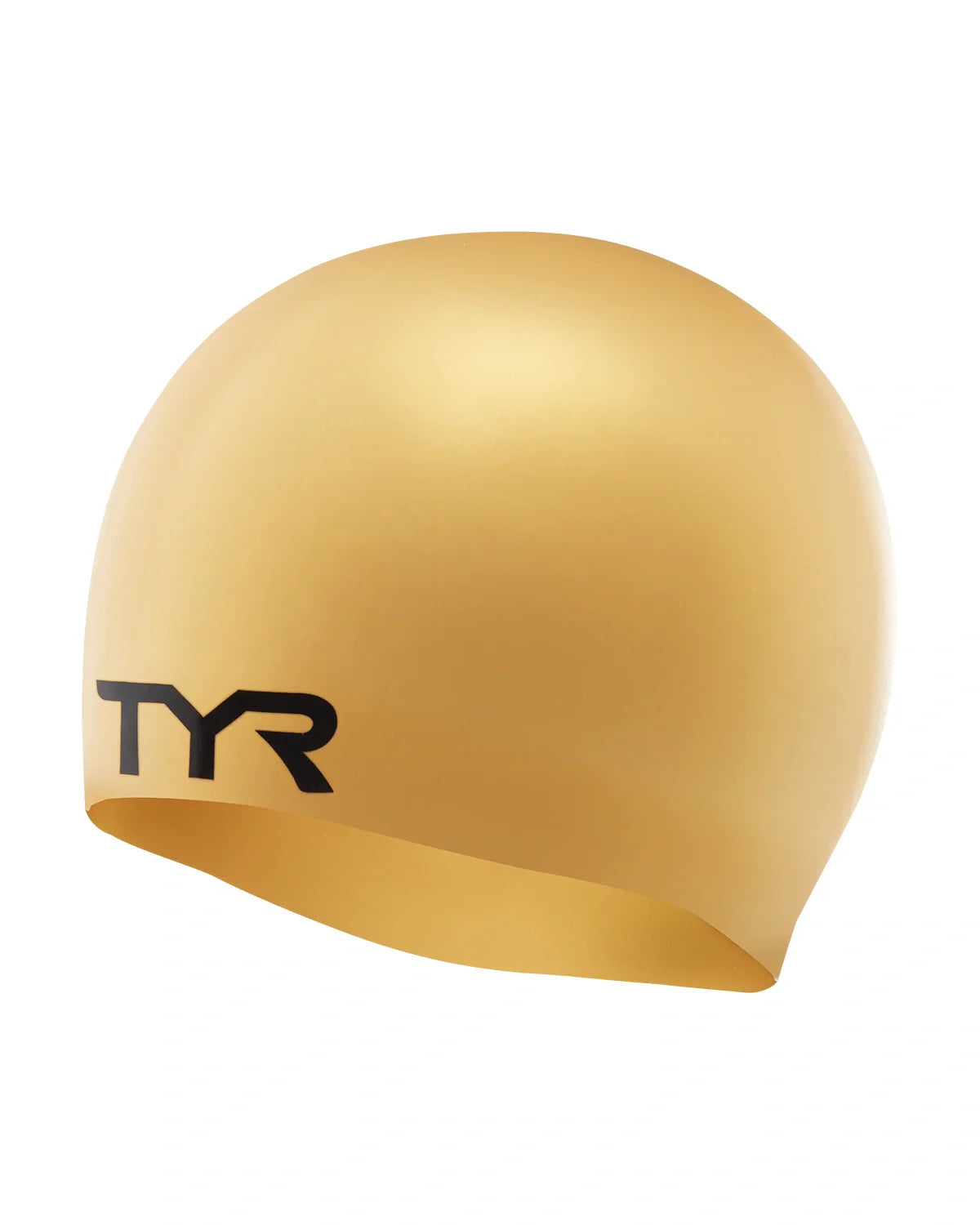 TYR Faltenfreie Silikon Badekappe Gold