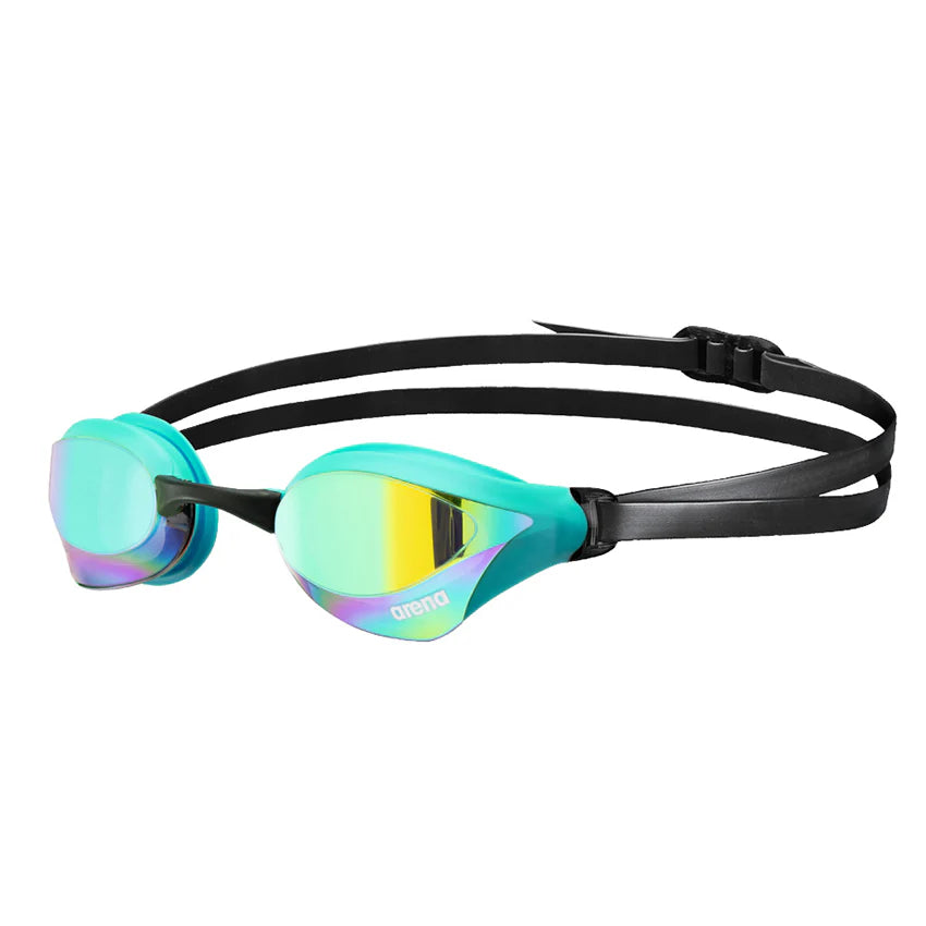 Arena Cobra Core Swipe Mirror Smaragd-Pfau