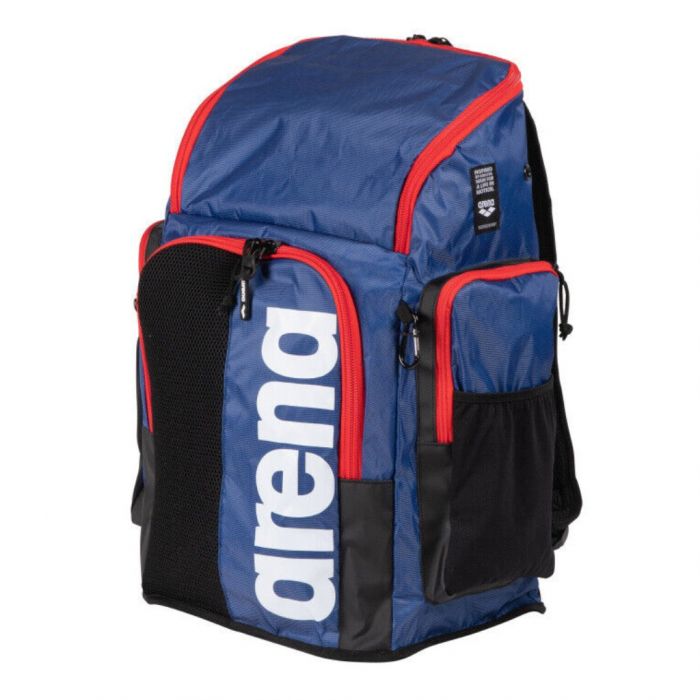 Arena Spiky III Rucksack - 45 L Navy/Rot/Weiß