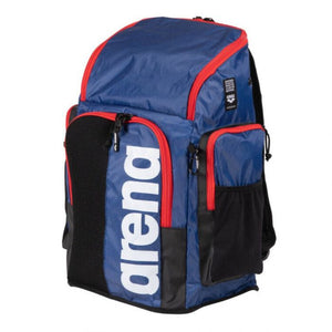 Arena Spiky III Rucksack - 45 L Navy/Rot/Weiß