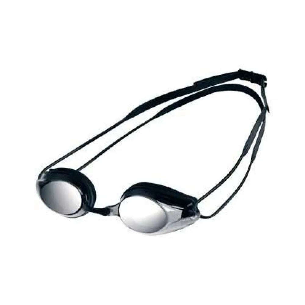 Arena Tracks Mirror Schwimmbrille Schwarz/Silber