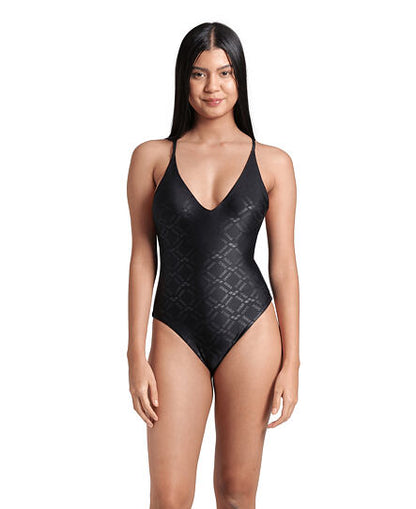Arena Damen Losange Graphic Badeanzug