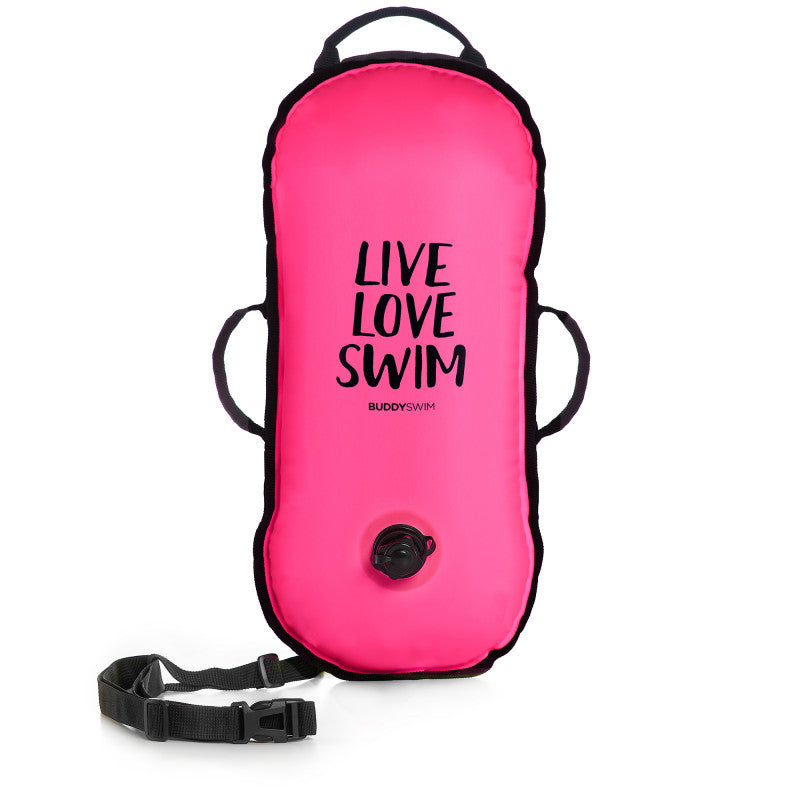 BuddySwim Ultraleichte Schwimmboje Pink (10L)