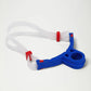 Speedo Mittelschnorchel Rot/Blau