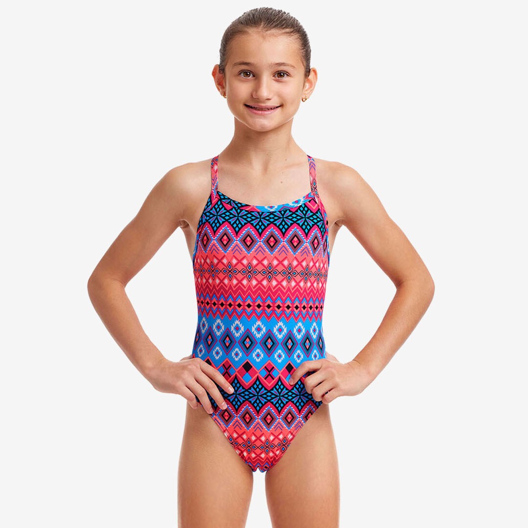 Funkita Mädchen Badeanzug Single Strap - Tinsel Town