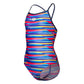 Arena Mädchen Badeanzug Racing Stripe Light Drop Back (4-15 Jahre)
