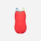 Arena Girl's Swimsuit Light Drop Solid Fluo Red (4-15rokov)