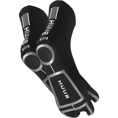 Huub Neoprene Swim Socks Black/Silver