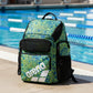 Arena One Go Rucksack 45L Allover Snakeskin Green