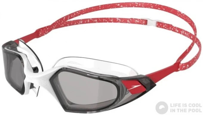 Speedo Aquapulse Pro Schwimmbrille Rot/Weiß