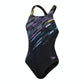 Speedo DIGI PLMT Bademode SCHWARZ/LILA