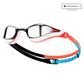 Speedo Fastskin Pure Focus Mirror Schwimmbrille Rot/Schwarz