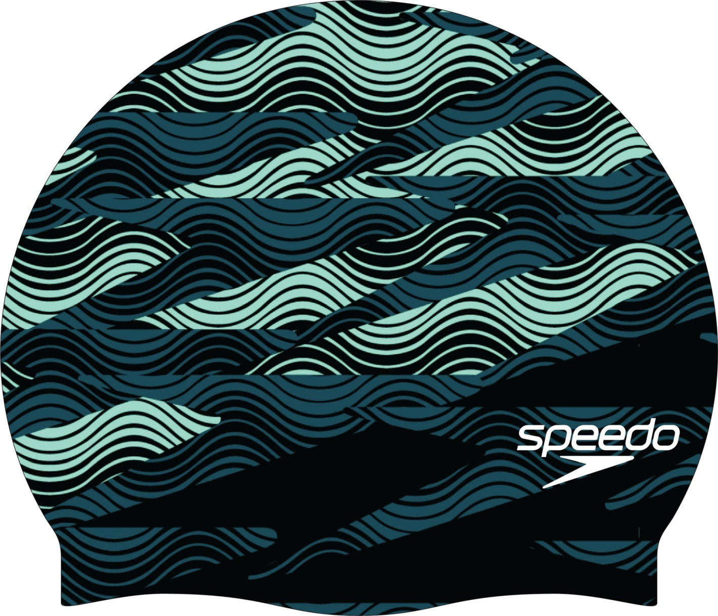 Speedo Bedruckte Silikon Badekappe