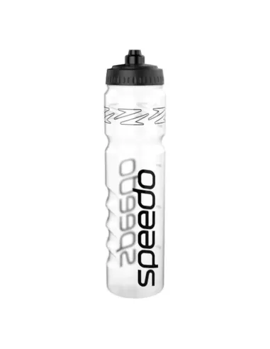 Speedo Wasserflasche Transparent/Schwarz