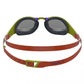 Speedo Fastskin Pure Focus Mirror Schwimmbrille Orange-Grün