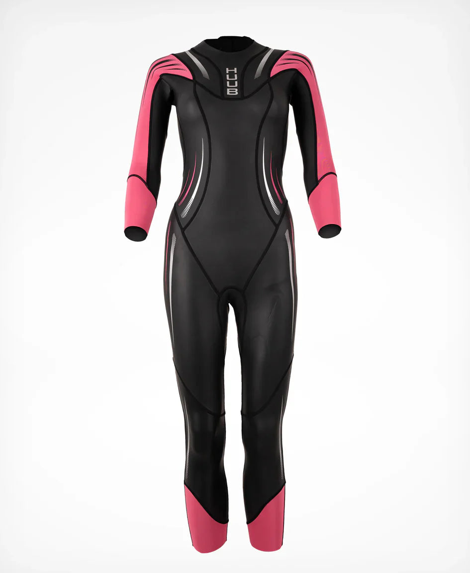 HUUB Surface Damen-Neoprenanzug 3.3 Pink (Gr. S, M, L)