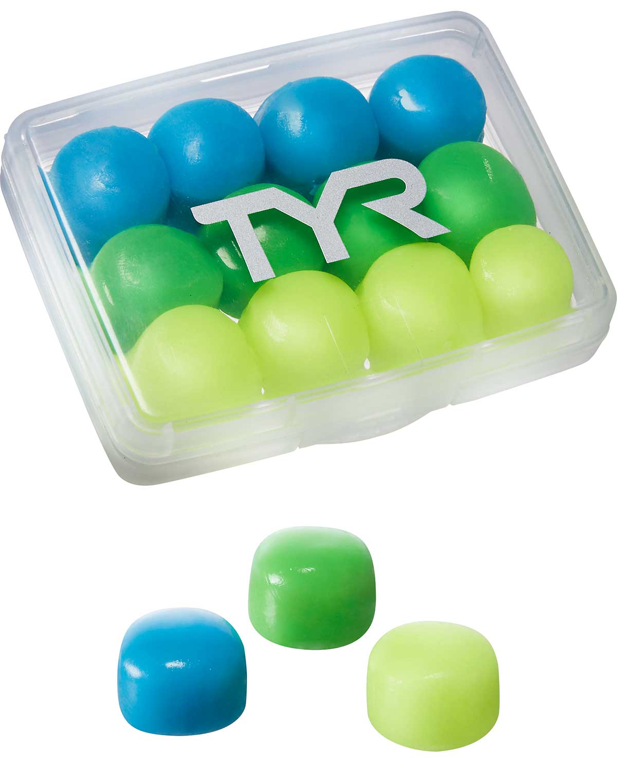 TYR 12er Pack weiche Silikon-Ohrstöpsel für Kinder