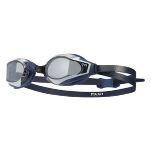TYR Stealth-X Performance Schwimmbrille Smoke/Navy