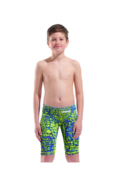 Arena Powerskin ST Next Jammer Jr Snake Green Badeshorts für Jungen