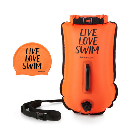 BuddySwim Drybag 20lt Schwimmboje Orange