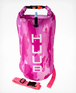 Plavecká bójka HUUB Tow Float - Pink Camo(16L)