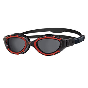 Zoggs Predator Flex Polarized Schwarz/Rot - Regulär