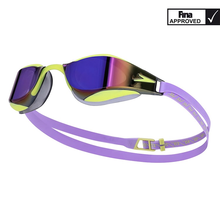 Fastskin Hyper Elite Mirror Schwimmbrille Grün/Lila