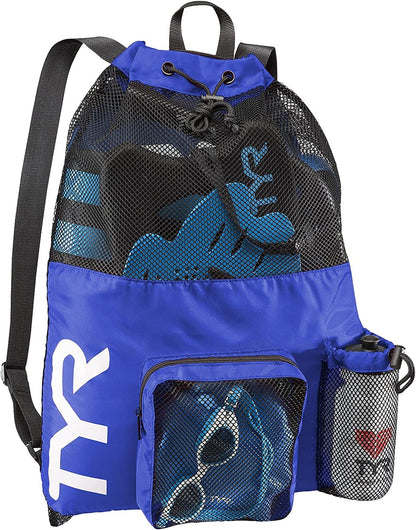TYR Big Mesh Mummy Bag Royal/Blau