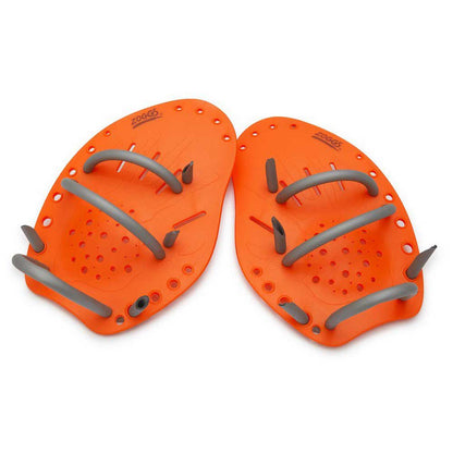 Zoggs Matrix Hand Paddles Orange/Grau