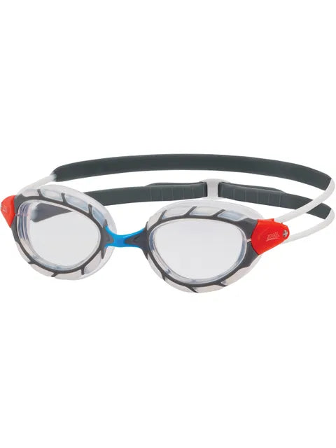 Zoggs Predator Schwimmbrille Klar-Grau