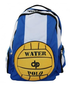 Diapolo Wasserball blau/weißer Rucksack