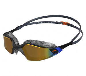 Speedo Aquapulse Pro Mirror Goggle Black-Gold